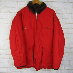 10-X Sport Red Coat L Mens Hunting Coat 44 Winter